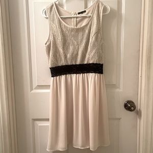 Black and white dress